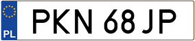 Truck License Plate